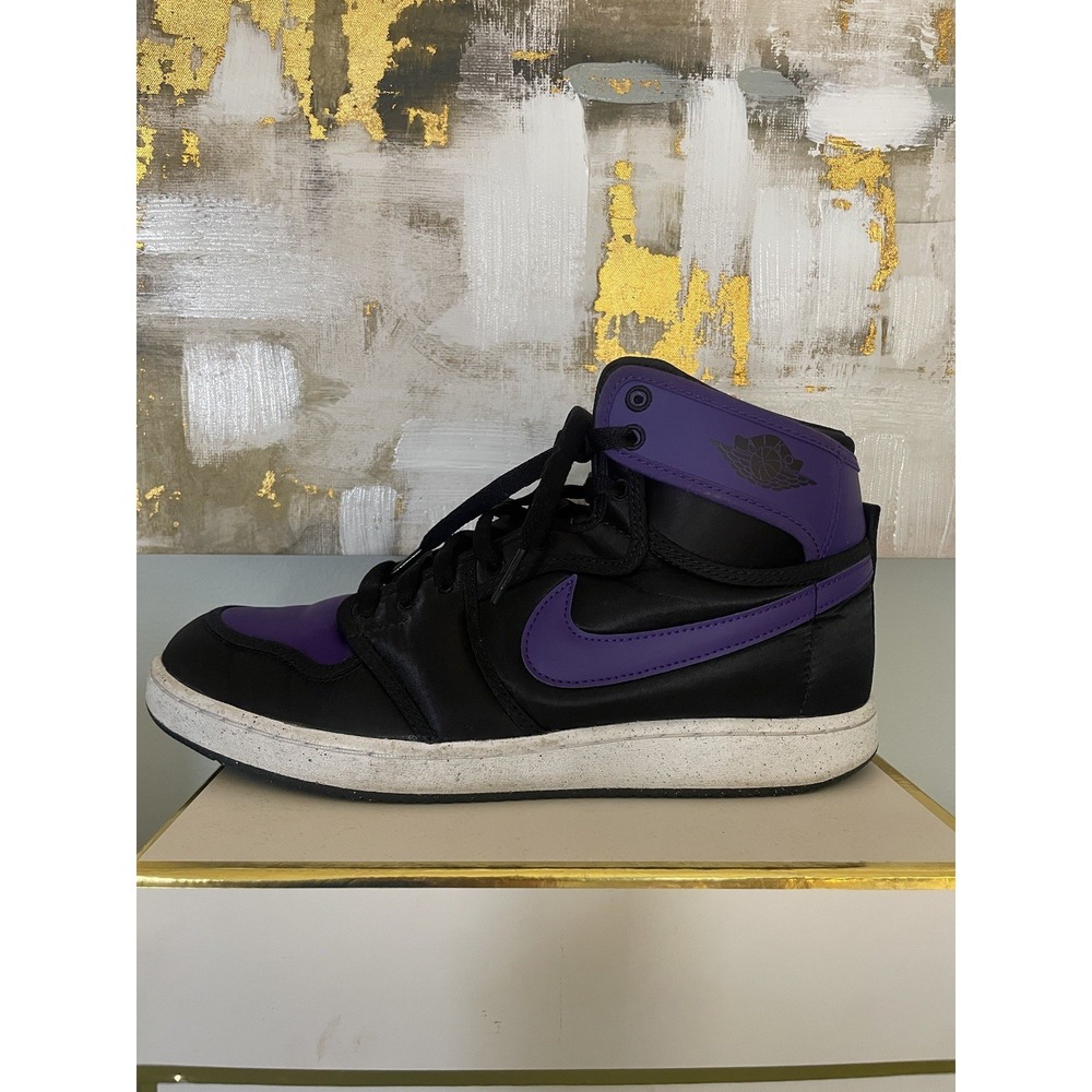Size 8.5 - Air Jordan 1 KO High Black Field Purple
